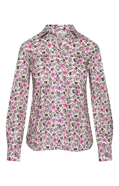 Ladies Classic Cotton Blouse Made with Liberty Fabric