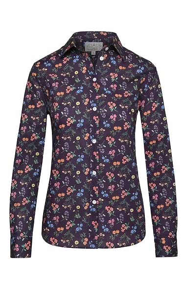 Ladies Classic Cotton Blouse Made with Liberty Fabric