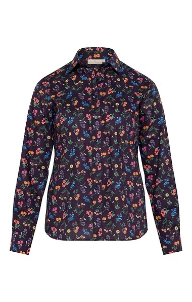 Ladies Classic Cotton Blouse Made with Liberty Fabric