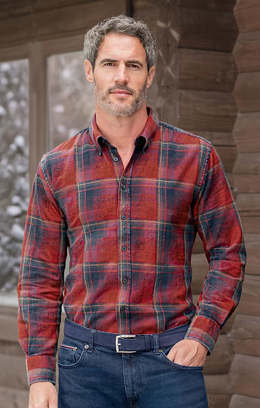 Men's Cotton Check St Andrews Shirt