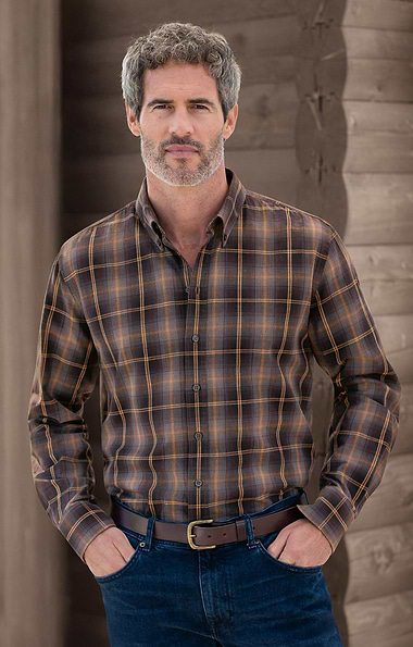 Men's Cotton Check St Andrews Shirt