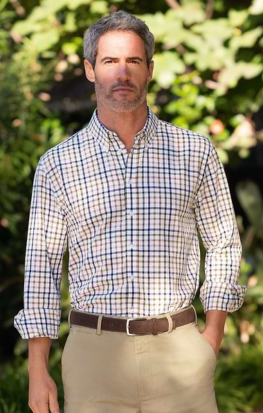 Men's Seersucker Tattersall Shirt