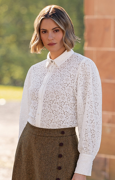 Ladies Victorian Lace Blouse
