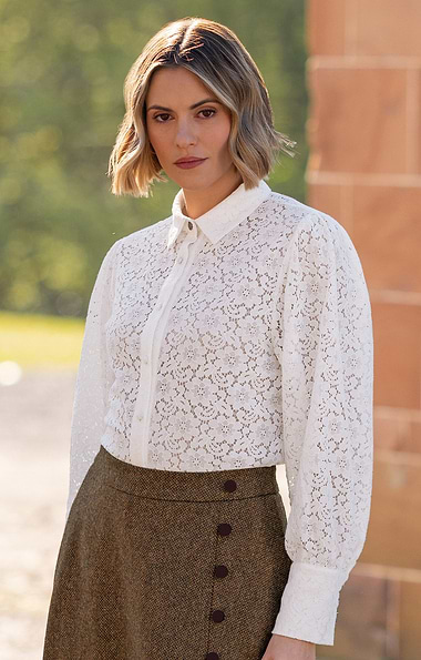 Ladies Victorian Lace Blouse