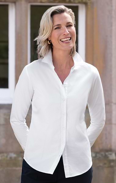 Ladies Pure Cotton Classic Shirt