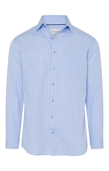Men's Cotton Prince of Wales Check Shirt