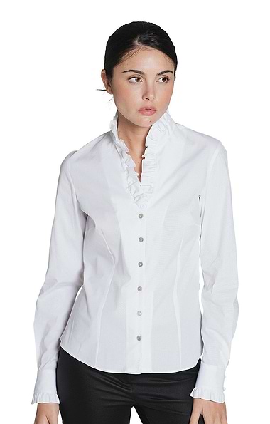 Ladies Lucar Frill Collar Shirt