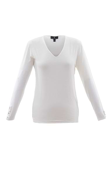Ladies Marble V-Neck Sweater