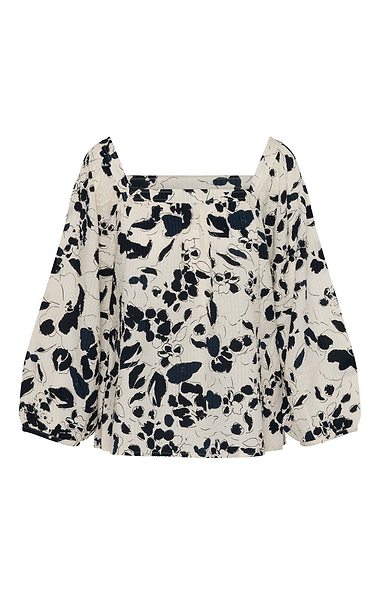 Ladies Part Two Alexina Print Blouse