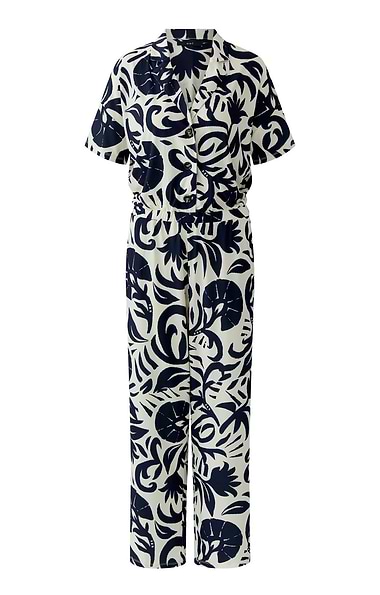 Ladies Oui Printed Jumpsuit