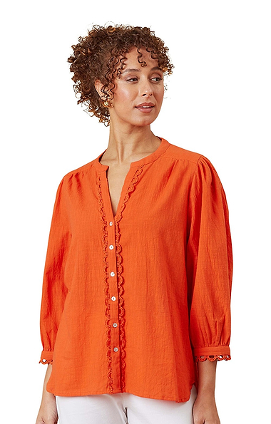Ladies Adini Cotton Hibiscus Shirt