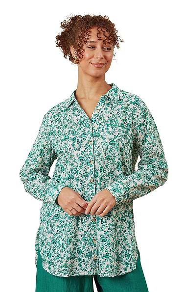 Ladies Adini Rikisha Floral Galaxy Shirt Tunic