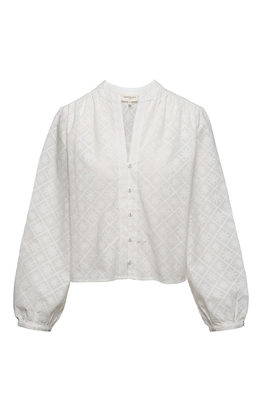 Grace & Mila Eyelet Embroidery Vandita Blouse