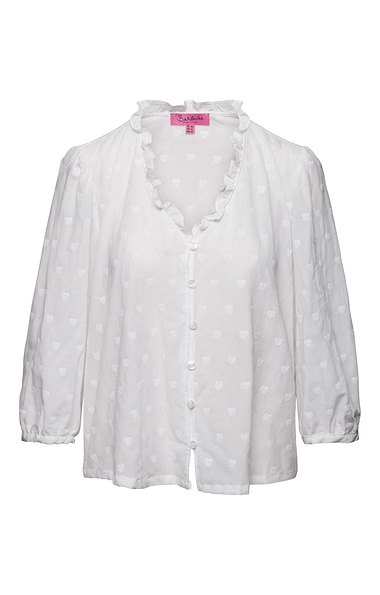 Ladies Heart Embroidered Blouse