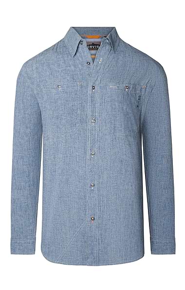 Men's Orvis Tech Chambray Work Shirt
