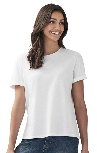 Ladies Crew Clothing Slub T-Shirt