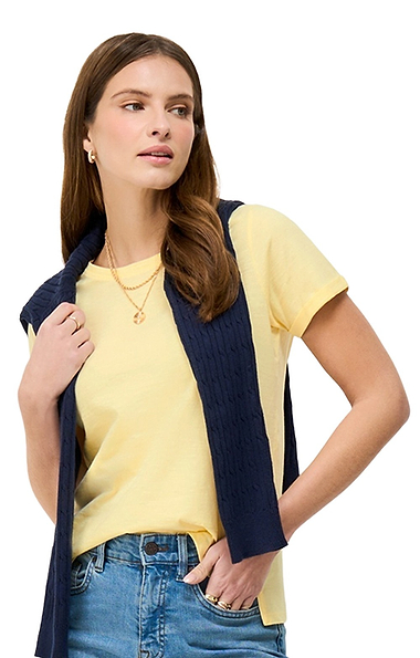 Ladies Crew Clothing Slub T-Shirt