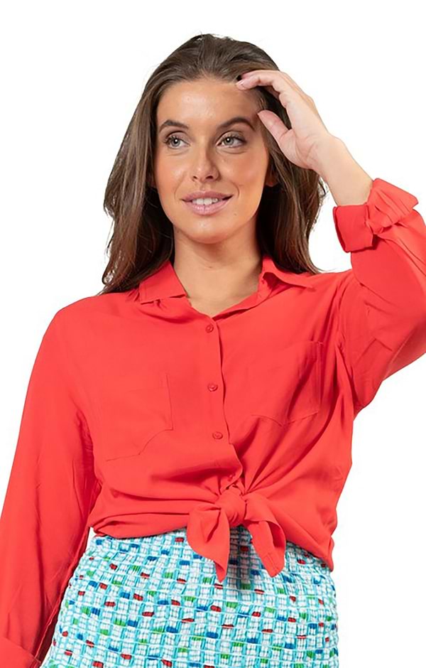Ladies Two Pocket Overshirt