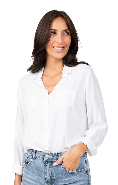 Ladies Two Pocket Overshirt