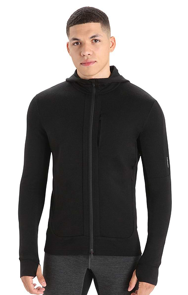 Men's Icebreaker Quantum III Long Sleeve Zip Hoodie