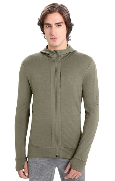 Men's Icebreaker Quantum III Long Sleeve Zip Hoodie
