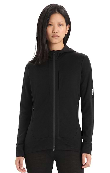 Ladies Icebreaker Quantum III Long Sleeve Zip Hoodie
