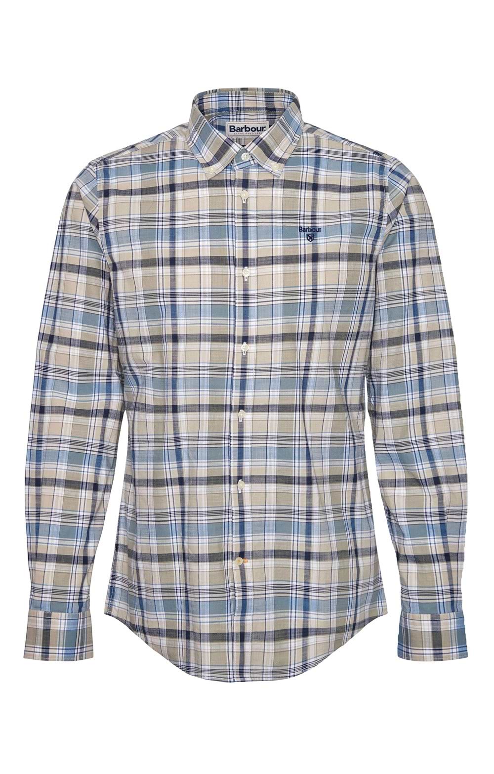 Mens Barbour Hutton Tailored Shirt, Brown House of Bruar