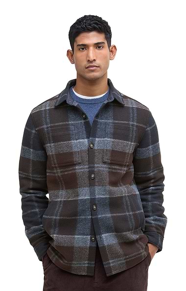 Men's Barbour Chapter Tailored Check Overshirt