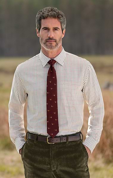 Men's Tailored Tattersall Shirt