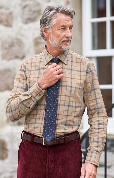 Men's Tailored Tattersall Shirt