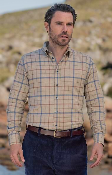 Men's Tailored Tattersall Shirt
