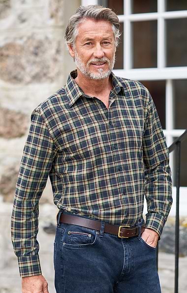 Men's Tailored Tattersall Shirt