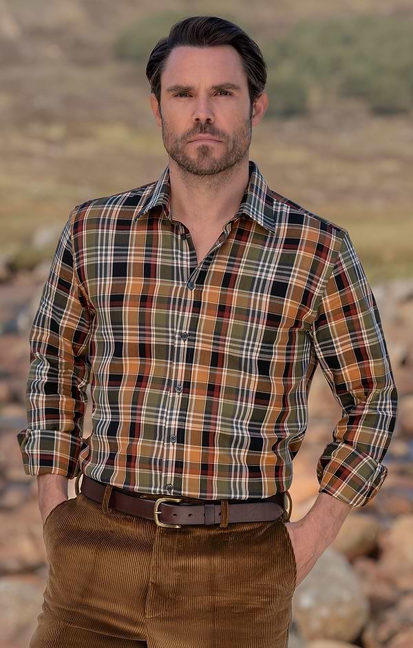 Men's Tailored Tattersall Shirt