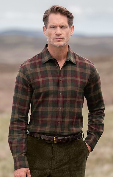 Men's Tailored Tattersall Shirt