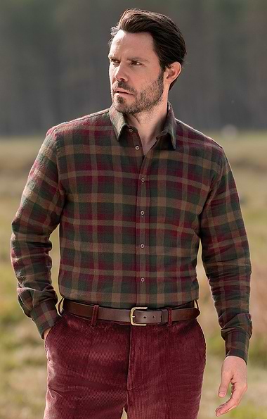 Men's Tailored Tattersall Shirt
