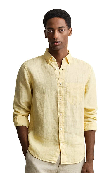 Men's Gant Regular Garment Dyed Linen Shirt