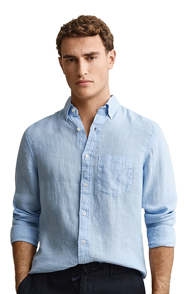 Men's Gant Regular Garment Dyed Linen Shirt