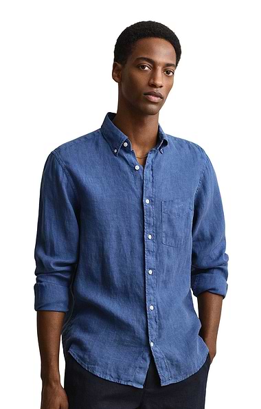 Men's Gant Regular Garment Dyed Linen Shirt