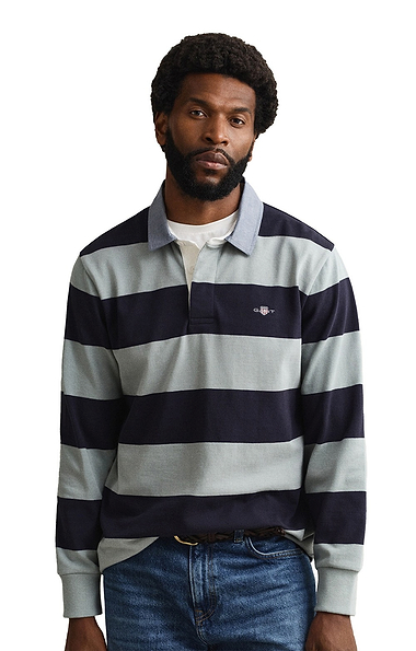 Men's Gant Regular Chambray Stripe Heavy Rugger