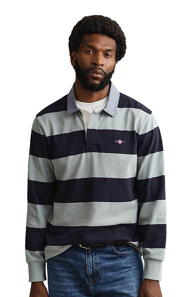 Men's Gant Regular Chambray Stripe Heavy Rugger