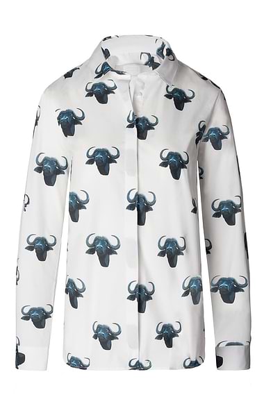 Ladies Print Cotton Shirt
