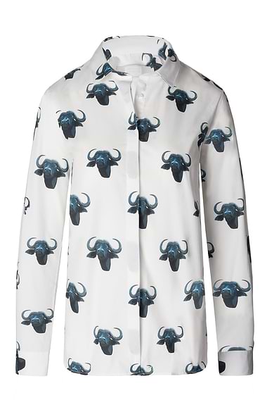 Ladies Print Cotton Shirt