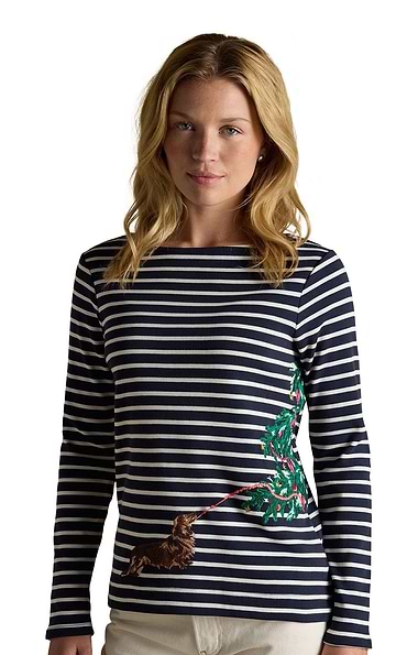 Ladies Joules New Harbour Long Sleeve Top