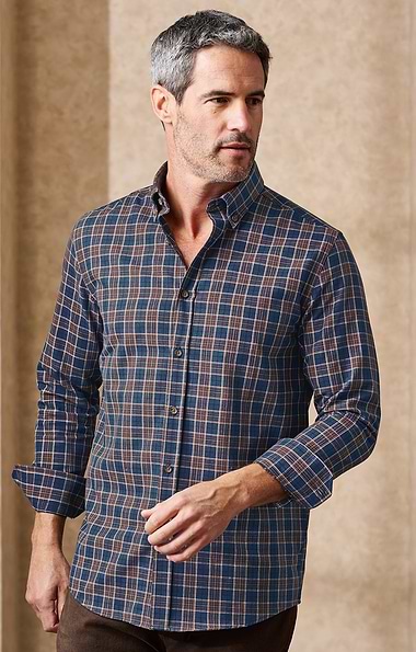Men's Cotton Mix Brushed Shirt