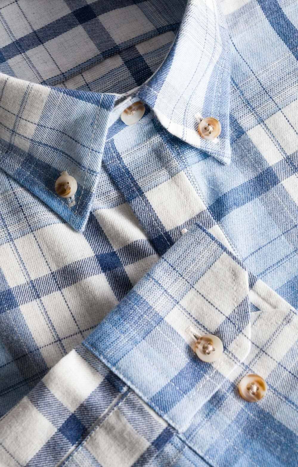 Men's Cotton Mix Brushed Shirt House of Bruar