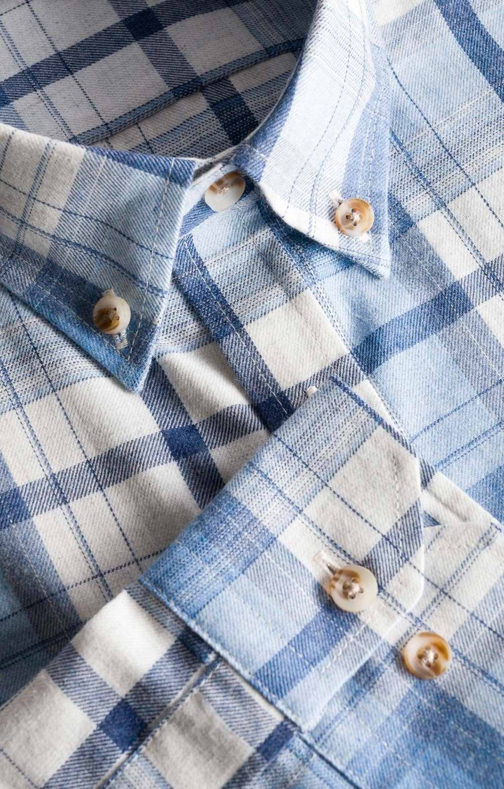 Men's Cotton Mix Brushed Shirt House of Bruar