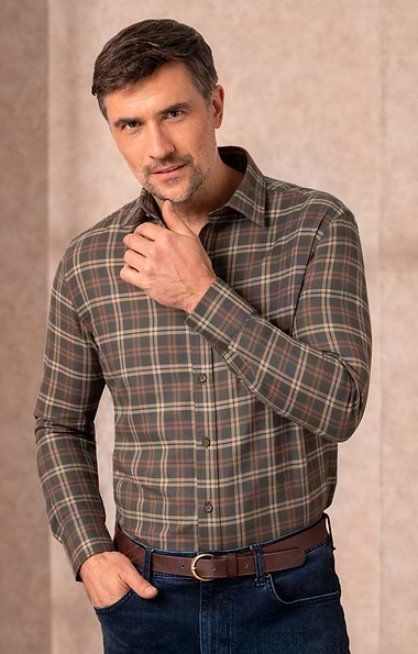 Men's Cotton Blend Classic Shirt
