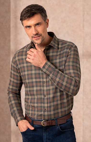 Men's Cotton Blend Classic Shirt