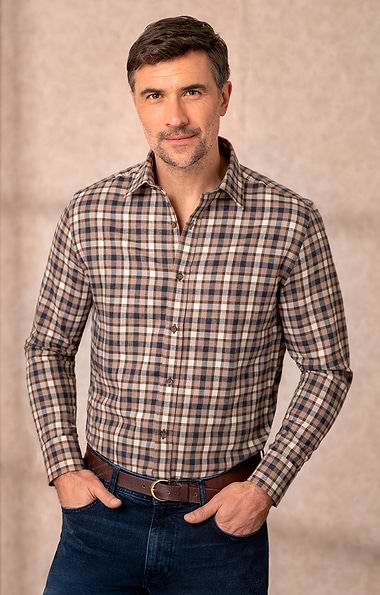 Men's Cotton Blend Classic Shirt