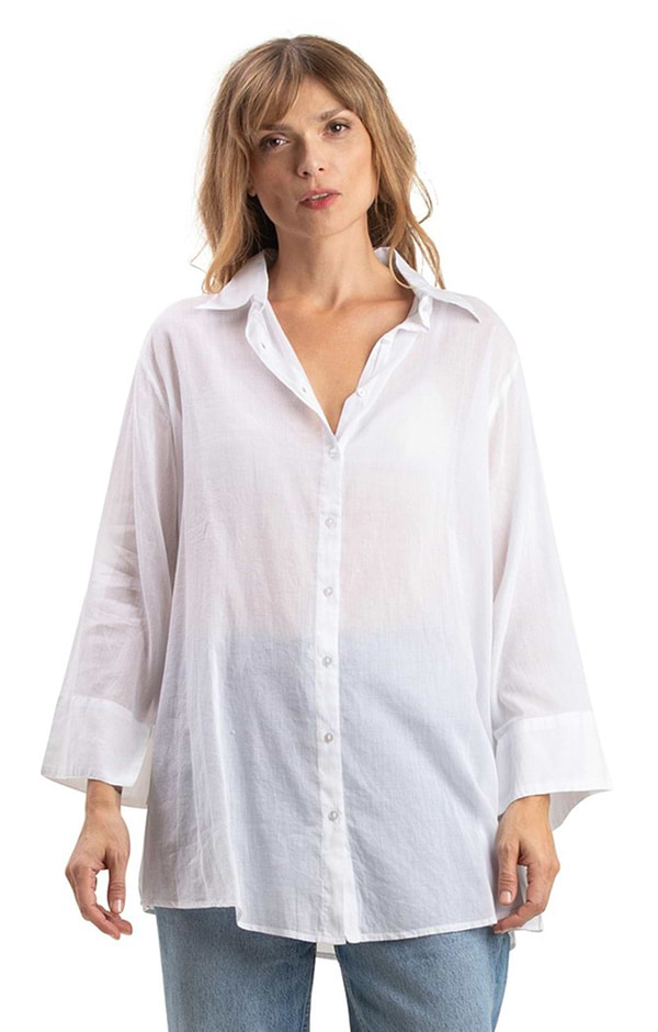 Ladies Semi-Sheer Shirt